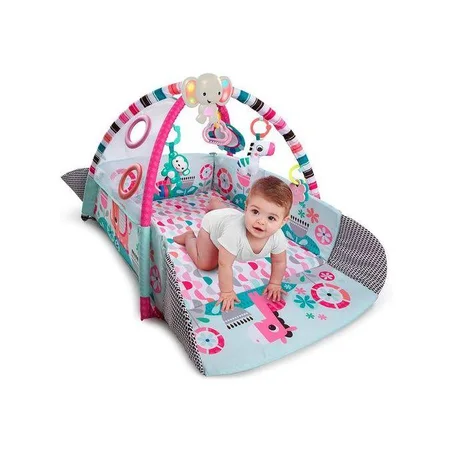 Tapis d'éveil Rabattable 5-en-1 + balles