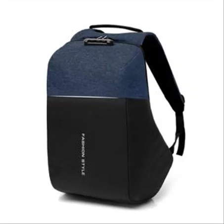 Sac A Dos Antivol - Avec Sortie USB - Bleu