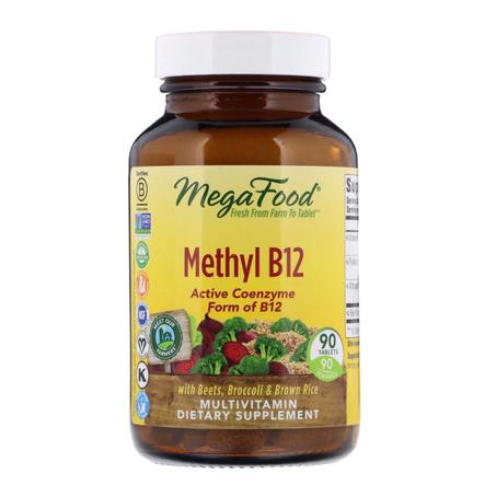 MegaFood, ميثيل بي 12، 90 قرص