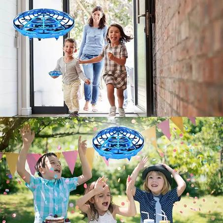 Dron cuadricóptero eléctrico de inducción por infrarrojos