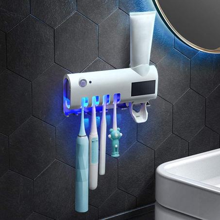 Stérilisateur UV de Brosse à Dents + Distributeur Automatique de Dentifrice