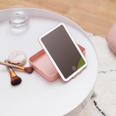 Nouveaux Organisateur de maquillage avec Miroir Lumineux