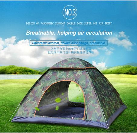 Outdoor Family Camping Tent 1 2 3 4