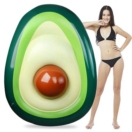 Inflatable Pool Float Avocado