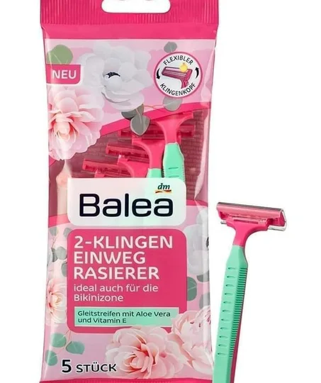 Rasoir Jetable 2 Lames, 5 Pièces