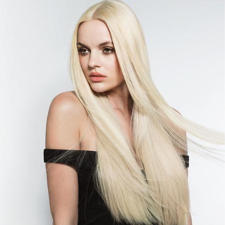 PERRUQUE  BLONDE  LISSE  شعر مستعار أشقر ناعم
