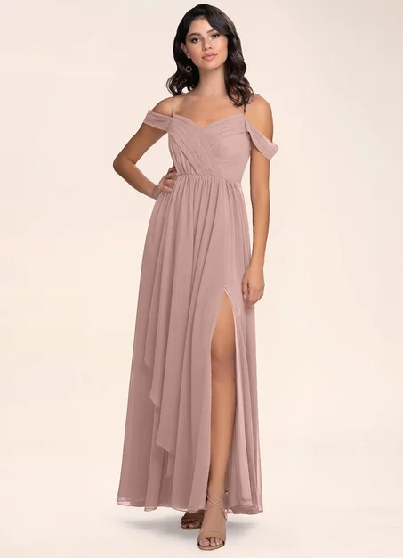 BLUSH MARK PHILOSOPHY OF LOVE DUSTY ROSE MAXI DRESS