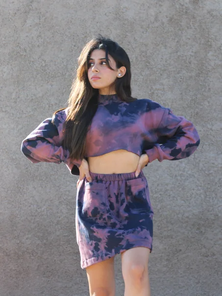 Ensemble Crop-Top & Mini-Jupe