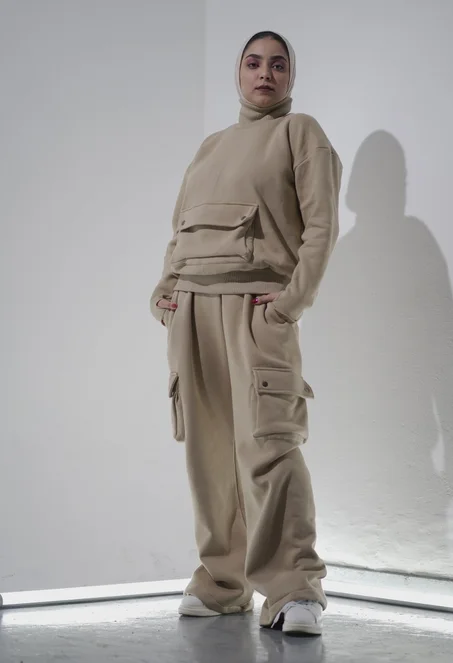 Ensemble Mutation - Haut+Pantalon Cargo