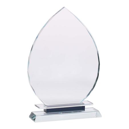 درع تذكاري مصنوع من الكريستال يمكن كتابة شكر او اهداء