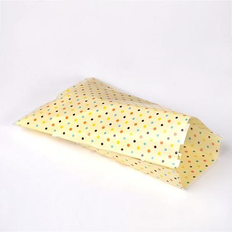 مجموعة (250) كيس بلاستيك ملون للهدايا والتوزيعات - 30*20 سم