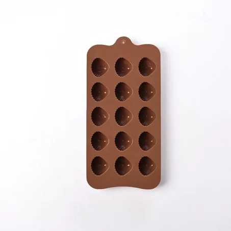 مجموعة (10) قوالب سيليكون صدف لصنع الشوكولاته