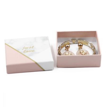 مجموعة (24) علبة ماربل و وردي للاكسوارات والهدايا