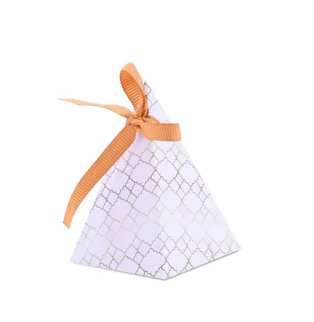 مجموعة (120) علبة توزيعات شوكولاته هرمية