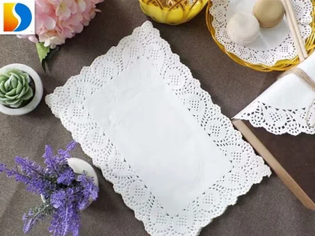 مجموعة ( 400 ) ورق دانتيل - 24 سم * 18 سم