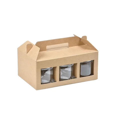 مجموعة (24) علبة كرتونية لعلب البلاستيك 6 اقسام