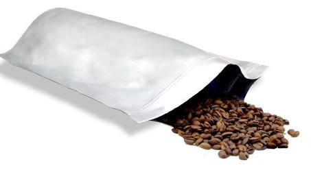 مجموعة (100) كيس المنيوم لحفظ القهوه والبهارات