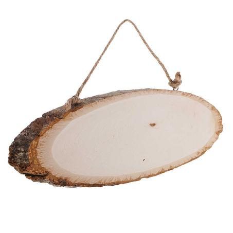 مجموعة ( 6 ) تعليقات خشبية وسط يمكن الكتابه عليها