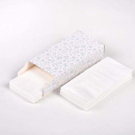 مجموعة كرتون (120) علبة مناديل لتوزيعات المواليد - سماوي