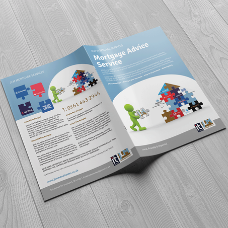 مجموعة (1000) فلايرات مطوية مرة