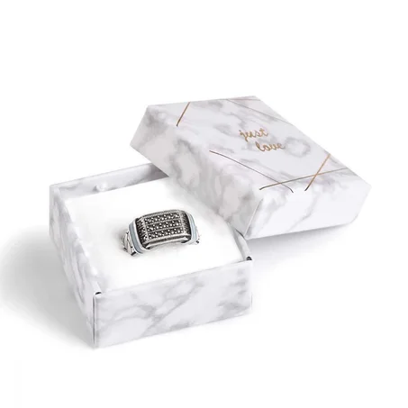 مجموعة (48) علبة اكسسوارات بتصميم رخامي