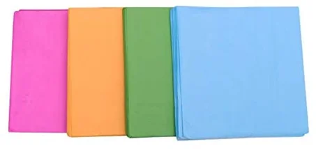 مجموعة (24) ربطة مناديل ملونه مربع مقاس 33 × 33 سم / حبة