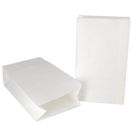 مجموعة (600) كيس ورق ابيض للمخبوزات والاطعمه