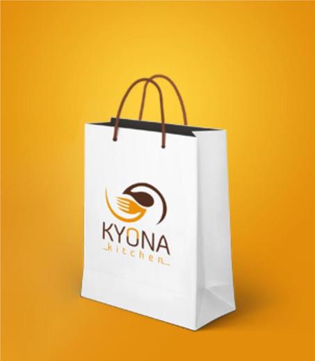 A5 مجموعة (10) كيس كرتوني هدايا بشعارك مقاس