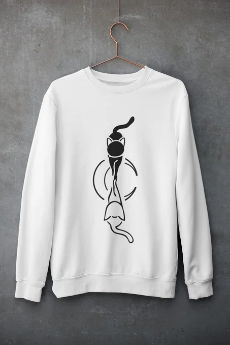 Sweatshirt (Cat Moon Light) By Not Yet