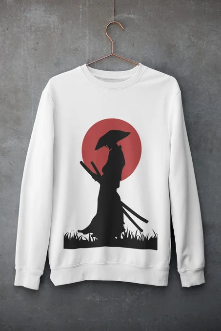 Sweatshirt (Blood Moon Samurai) by Not Yet