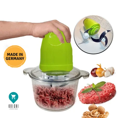 Hachoir électrique fabriqué en Allemagne avec deux doubles lames