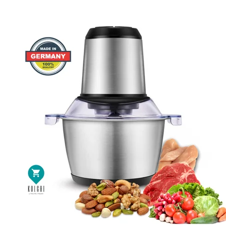 Hachoir électrique en acier inoxydable 4 lames fabriqué en Allemagne