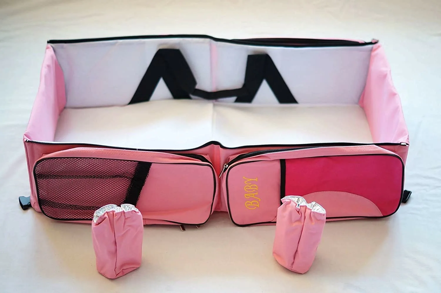 Sac ?� langer de voyage 3 en 1 multifonctionnel - se transforme en sac de voyage, couffin, table 