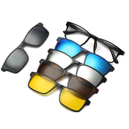 Lunettes Avec Appliques 6 En 1  ( Multicolore) (2296)
