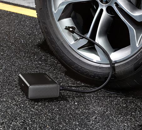 منفاخ إطارات السيارة الذكي 12 فولت