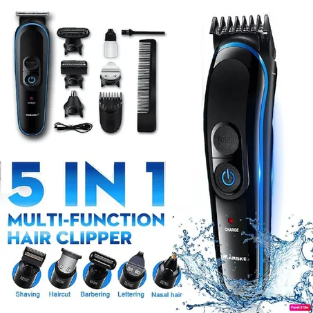 5 En 1 Rasoir Électrique Tondeuse À Cheveux
