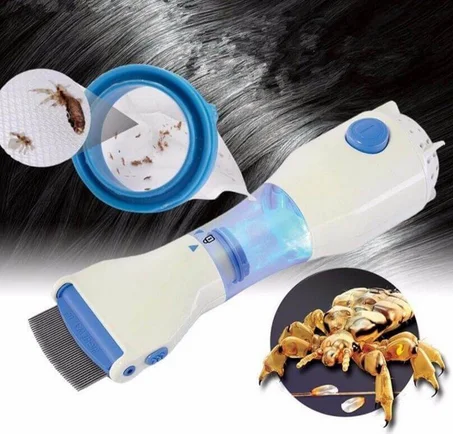 PEIGNE ANTI-POUX ÉLECTRIQUE Solution Contre Les Poux De Tête Sans Produits Chimiques