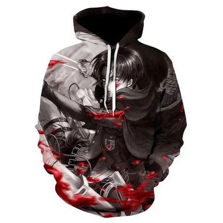 attack on titan hoodie | ملابس انمي هجوم العمالقة