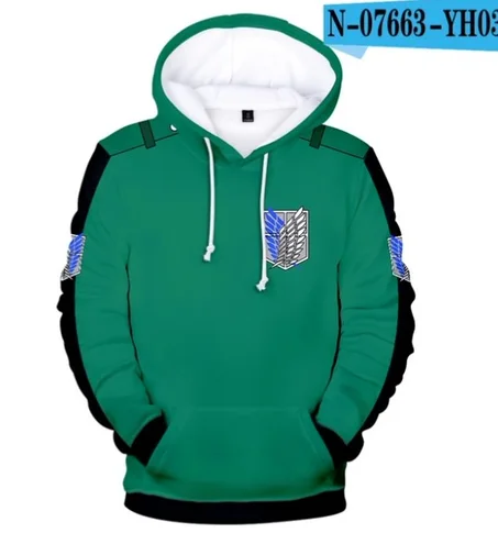 attack on titan hoodie | ملابس فيلق الاستطلاع