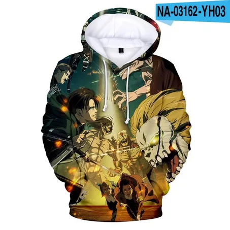 attack on titan hoodie | ملابس انمي هجوم العمالقة
