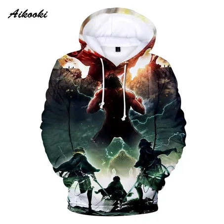 attack on titan hoodie | ملابس انمي هجوم العمالقة
