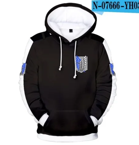attack on titan hoodie | ملابس فيلق الاستطلاع