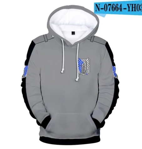 attack on titan hoodie | ملابس فيلق الاستطلاع