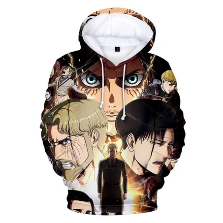 attack on titan hoodie | ملابس انمي هجوم العمالقة