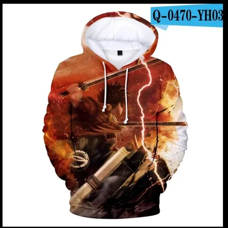 attack on titan hoodie | ملابس شخصيات انمي هجوم العمالقة