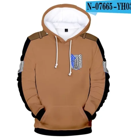attack on titan hoodie | ملابس فيلق الاستطلاع