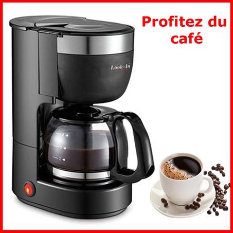 Lamacom ماكينة صنع القهوة الكهربائية 4-6 أكواب