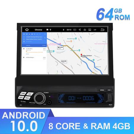 Radio 1 din android 4gb + 64gb
