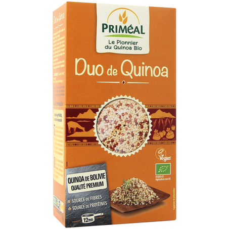 PRIMEAL DUO DE QUINOA 500 G (BLANC ET ROUGE)