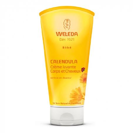 WELEDA CRÈME LAVANTE CORPS ET CHEVEUX AU CALENDULA 200ML